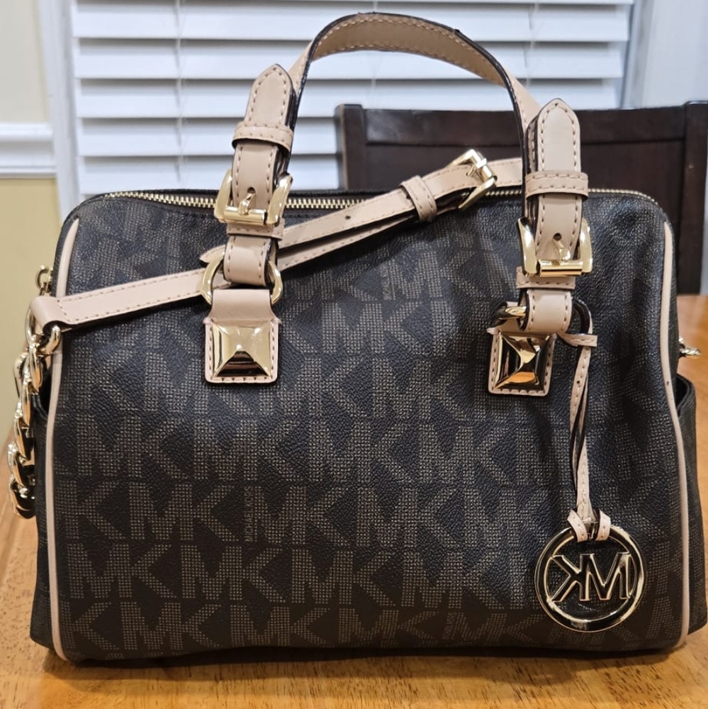 Michael Kors Brown and Tan Women's Bag